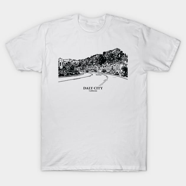 Daly City - Texas T-Shirt by Lakeric